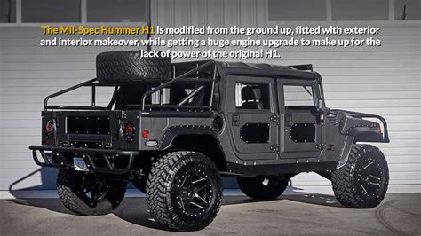 Mil Spec Hummer H1 Is A Superstar Suv Custom Military 2018💥 Youtube