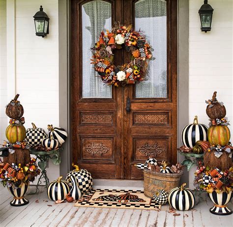 Decorate With Courtly Check Pumpkins And Some Of Our Harvest Topiaries