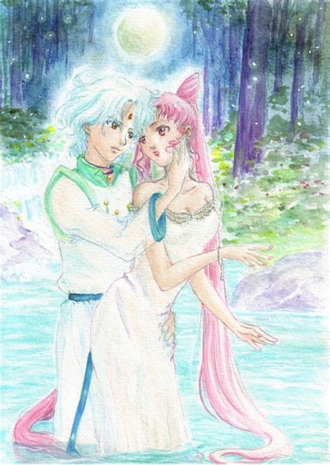 Adult Chibiusa And Helios Sailor Moon Fanart New Moon Romance By