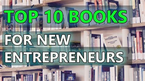 Top 10 Books For New Entrepreneurs To Succeed Youtube