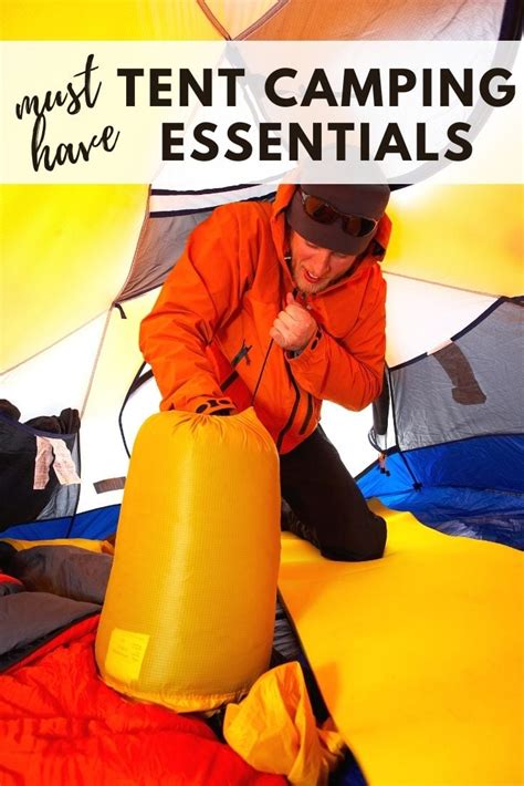 Must Have Tent Camping Essentials Campfire Foodie