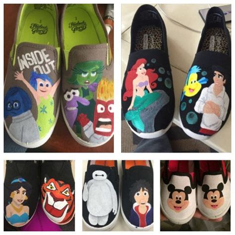 Disney Character Shoes Etsy Diy Disney Shoes Character Shoes