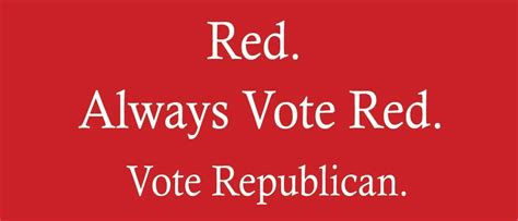 Always Vote Red