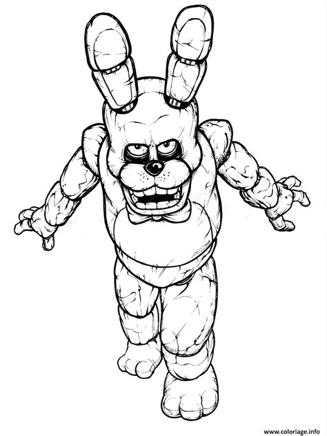 Coloriage Fnaf Freddy Five Nights At Freddys Free To Print JeColorie