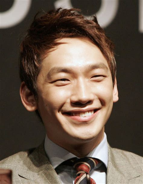 South Korean Star Rain Smiles During News Conference For His New Movie