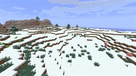 Snow Biome Landscape Minecraft Map