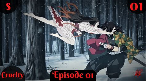 Demon Slayer S01 Ep01 Full Explained In Hindiurdu Nezuko Vs Tomioka