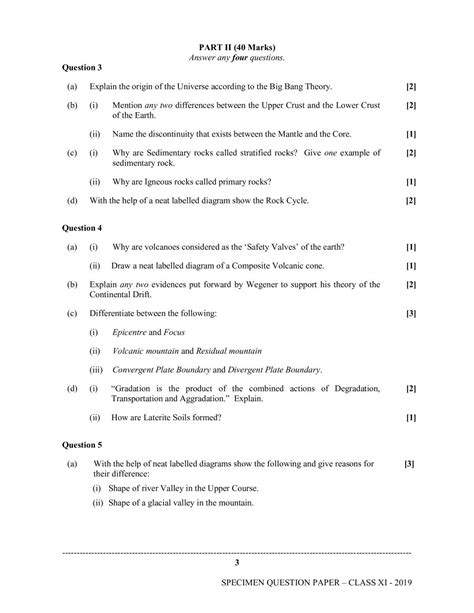 ISC Class 11 Geography Specimen Paper 2024 PDF OneEdu24