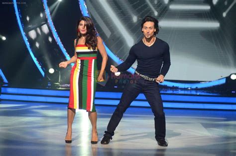 Jacqueline Fernandez And Tiger Shroff During The Promotion Of Film A