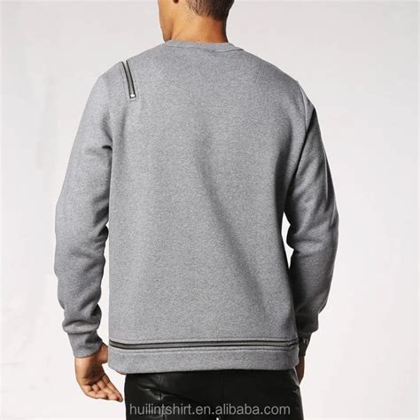 Wholesale Mens Sweatshirts Zip Up Sweatshirts Without Hoods Buy Mens