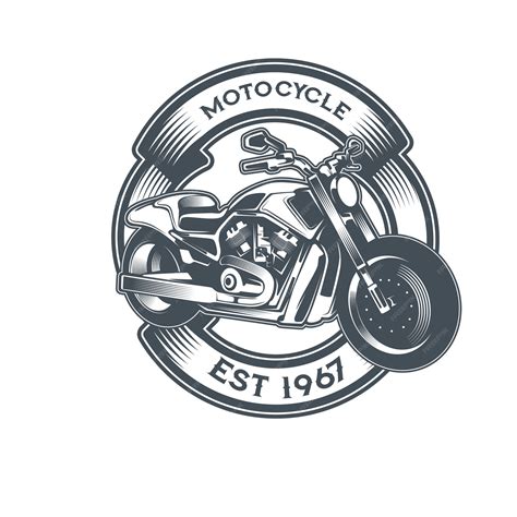 Insignia De La Motocicleta Vector Premium