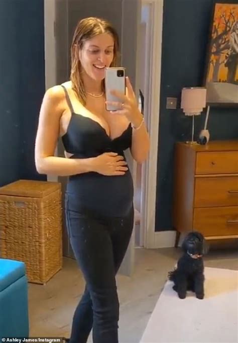 Pregnant Ashley James Says Her Ever Increasing Breast Size Is Giving