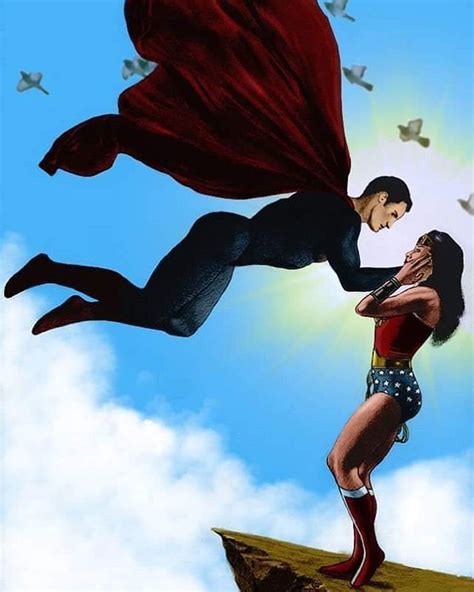 Pin På Superman Wonder Woman