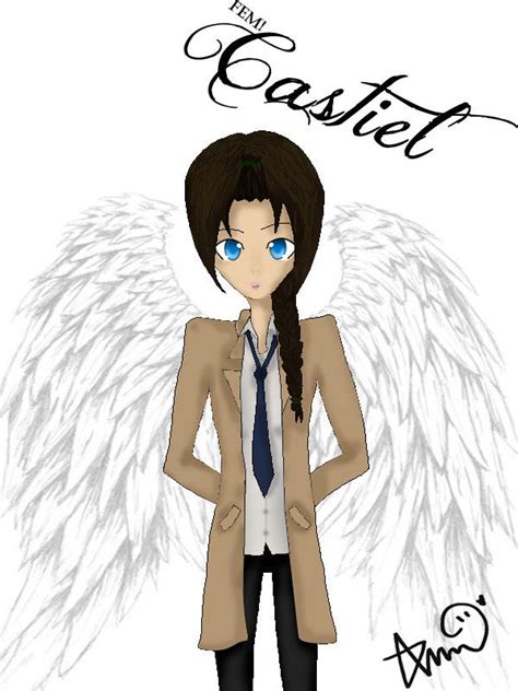 Female Castiel By Superelfjunior On Deviantart