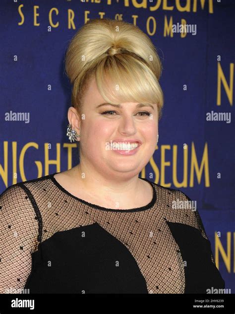 Rebel Wilson Attending Night At The Museum Secret Of The Tomb