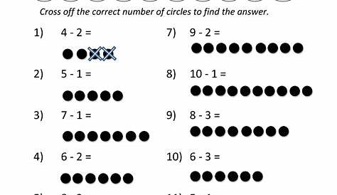 Subtraction Within 20 Worksheet Free