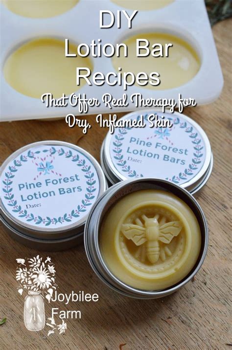 Diy Lotion Bar Recipes Relief For Dry Skin