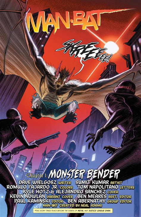 Review Man Bat 1 Monsters Of The Night Geekdad