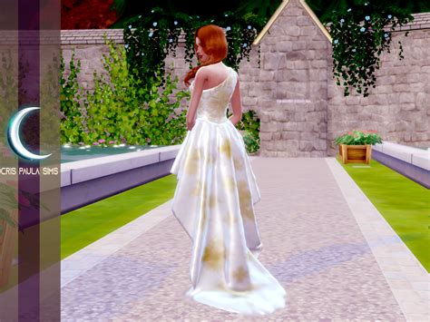 The Sims 4 Half Light Dress Cris Paula Sims