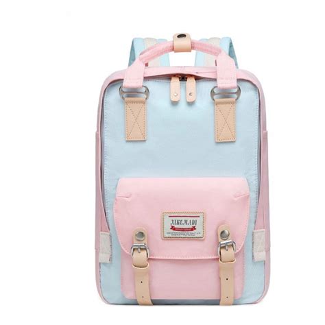 Kawaii Canvas Backpack In Different Colors Shopme Bazaar Cute