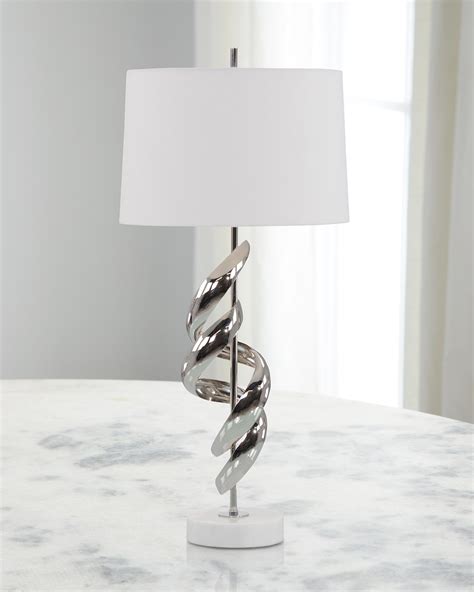 John Richard Collection Half Moon Table Lamp Neiman Marcus