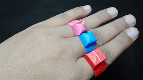 Origami Ring How To Make Easy Origami Paper Ring Step By Step Paper