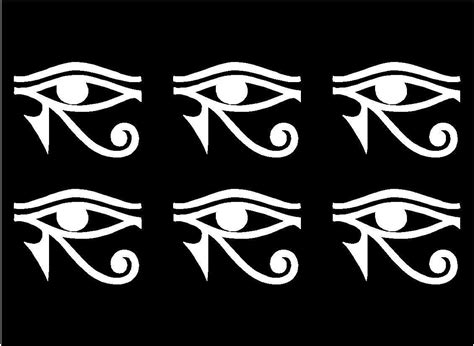 Small Eye Of Ra Horus Egyptian God Quote Vinyl Decal Phone Sticker Set Kandy Vinyl Shop