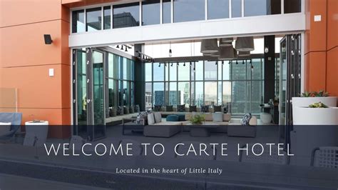 Welcome To Carte Hotel Carté Hotel Downtown San Diego