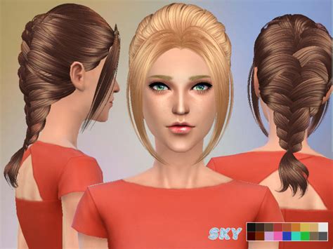 The Sims Resource Hair 149 By Skysims • Sims 4 Downloads