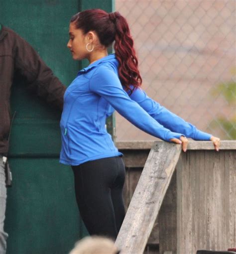 ariana grande ass photos ariana grande filming swindle this time with extra booty