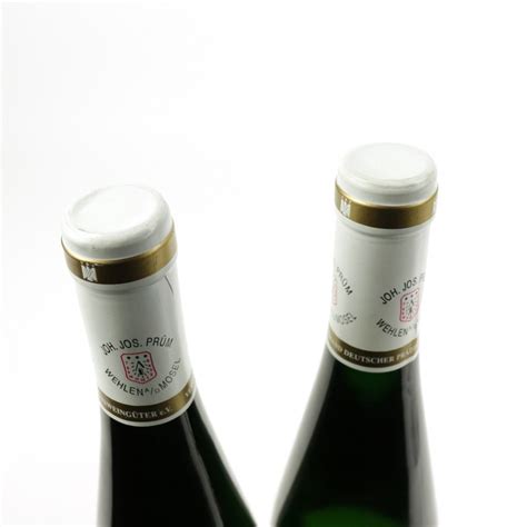 Tasty, tart peach, tart pear, mineral. J.J.Prum Wehlener Sonnenuhr Riesling Kabinett & Spatlese ...