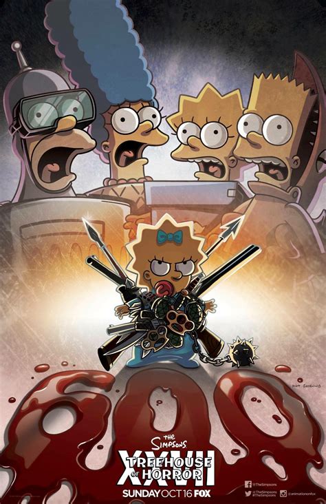 The Simpsons 600th Episode And Treehouse Of Horror 27 Poster Cultjer