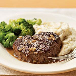 (the sauce was wonderful on the garlic mashed potatoes which i prepared the night before.i also made a broccoli casserole i found on this site and prepared the night. Brandy and Mustard-Glazed Tenderloin Steaks | Recipe | Good steak recipes, Tenderloin steak ...