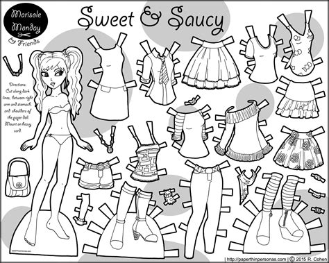 Free Paper Doll Printables To Color Discover The Beauty Of Printable Paper