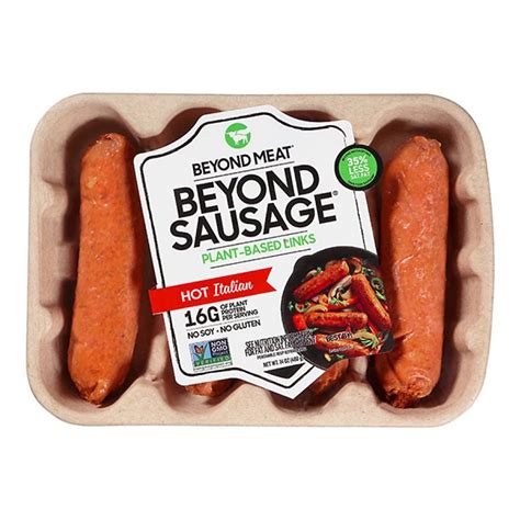 Beyond Meat Beyond Sausage Plant Based Sausage Links Hot Italian