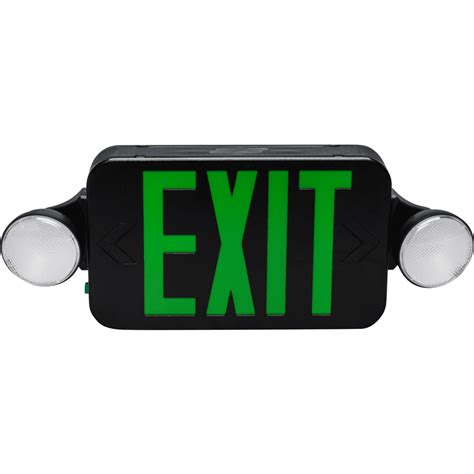 Tamlite Lighting Lxpc3gbem Thermoplastic Led Combination Exit Sign