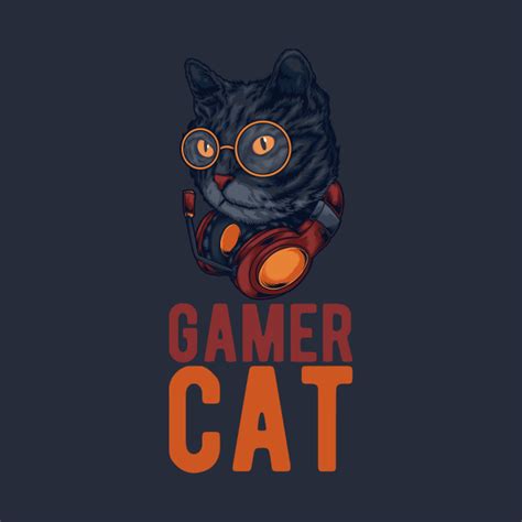 Gamer Cat Cats Gaming Games Gamer Cat Hoodie Teepublic