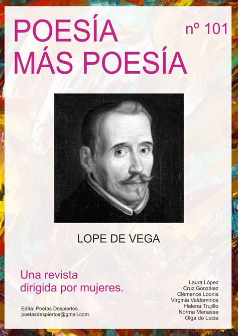 101 Poesía Más Poesía Lope De Vega Revista Poesía Más Poesía ®️ Una