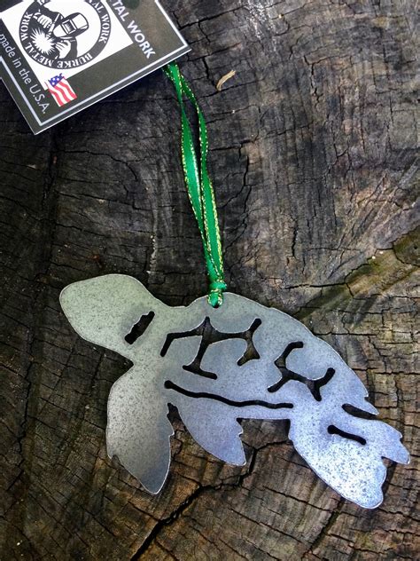 Sea Turtle Ornament Personalized Gift Christmas Ornament Etsy