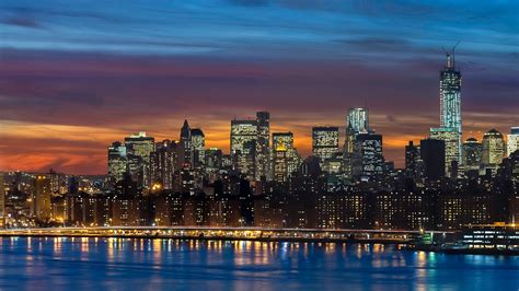 Wallpapers Hd Manhattan Skyline New York Panorama