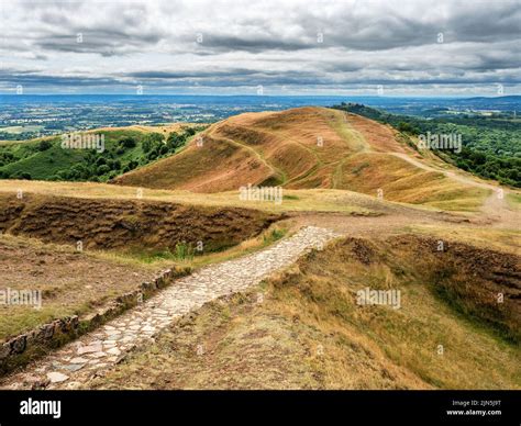 View Looking South From The Summit Of Herefordshire Beacon Or British