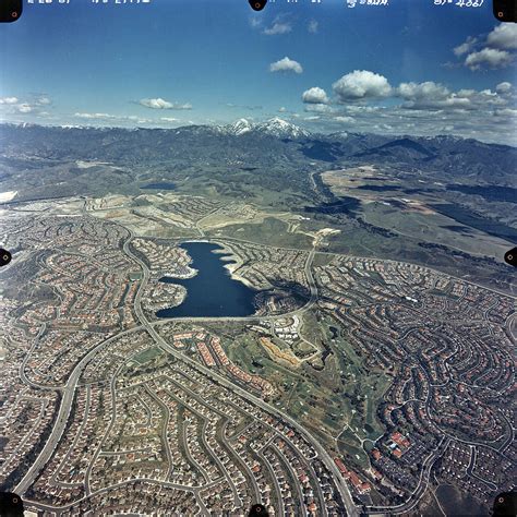 Lake Mission Viejo Aerial View 1987 Photograph