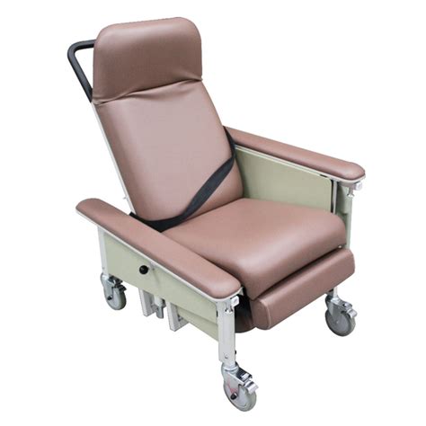 Dnr Mobile Geriatric Chair With Drop Down Armrest