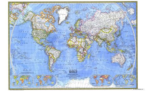 76 World Map Desktop Background