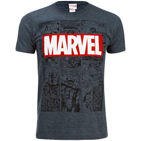 Luffy,yang menentang arti dari gelar bajak laut. Marvel Men's Mono Comic T-Shirt - Dark Heather Merchandise ...