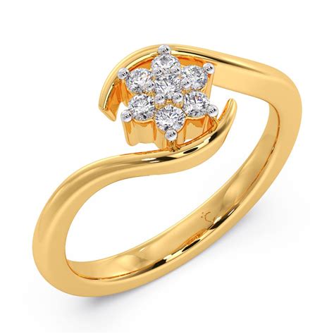 Raquel Diamond Ring Online Jewellery Shopping India Yellow Gold 14k