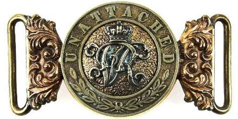 Victorian British Officers Belt Buckle Silver