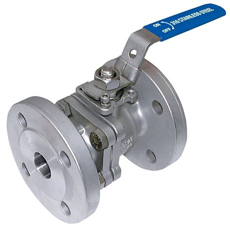 Pn40 2 Piece Flanged Ball Valves Stainless Steel Hydraquip