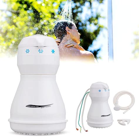V Electric Shower Head Heater Automatic Electric Instant Hot Water Bath Shower Head Heater