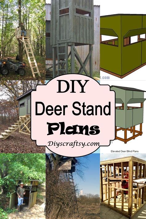 20 Free Diy Deer Stand Plans Perfect For Hunting Season Diys Craftsy